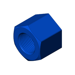 Imperial 1 1/8"  Heavy Profile Hex Nut - Print Friendly