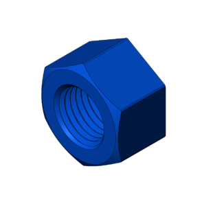 Imperial 2"  Heavy Profile Hex Nut - Print Friendly