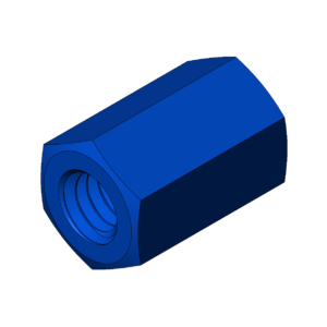 Imperial 1/4"  High Profile Hex Nut