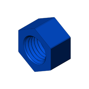 Imperial 3/4"  High Profile Hex Nut - Print Friendly