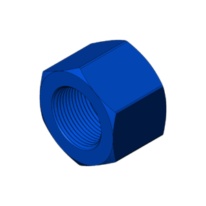Imperial 1 3/8"  High Profile Hex Nut