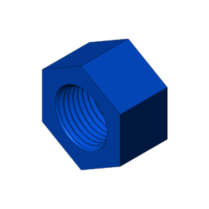 Imperial 2 3/4"  High Profile Hex Nut - Print Friendly