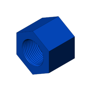 Imperial 3 1/2"  High Profile Hex Nut - Print Friendly