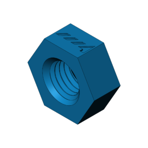 Metric M12  Heavy Profile Hex Nut - Print Friendly