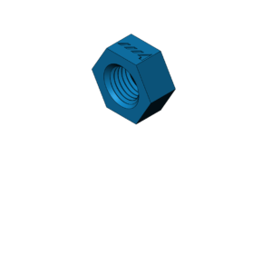 Metric M16  Heavy Profile Hex Nut - Print Friendly