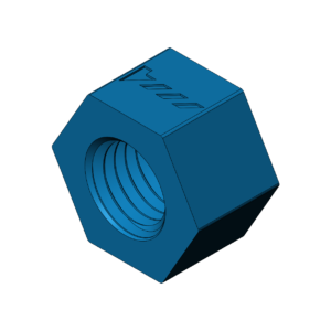 Metric M18  Heavy Profile Hex Nut - Print Friendly