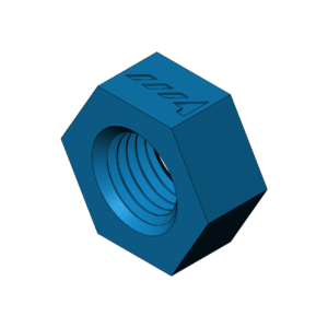 Metric M24  Heavy Profile Hex Nut - Print Friendly