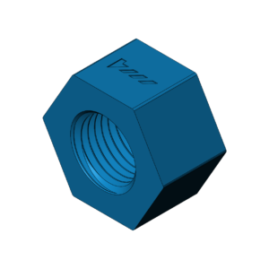 Metric M33  Heavy Profile Hex Nut - Print Friendly