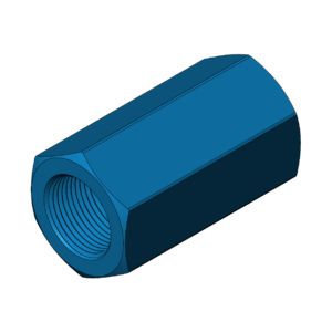 Metric M22  High Profile Hex Nut