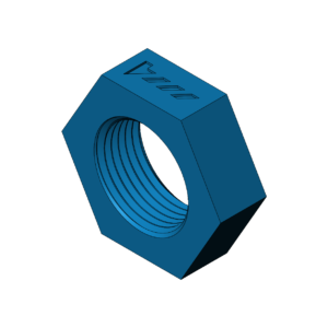 Metric M20  Thin Profile Hex Nut - Print Friendly