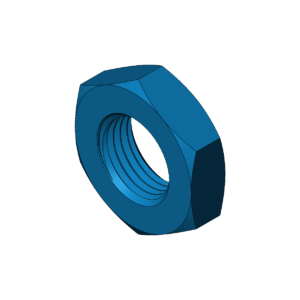 Metric M10  Thin Profile Hex Nut