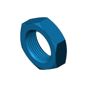 Metric M22  Thin Profile Hex Nut