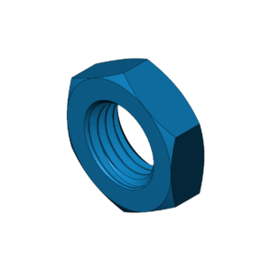 Metric M6  Thin Profile Hex Nut